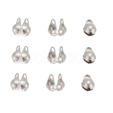 Tarnish Resistant 316 Surgical Stainless Steel Bead Tips X-STAS-I015-05-1