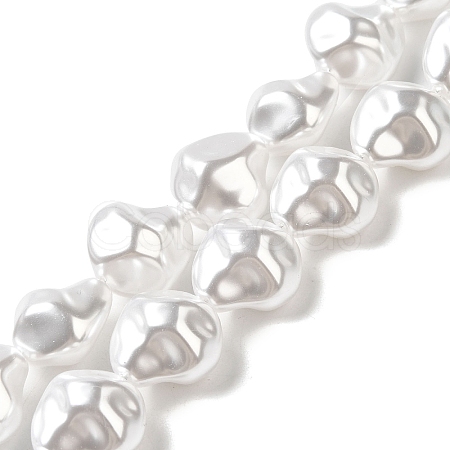 ABS Plastic Imitation Pearl Beads Strands KY-F021-03-1