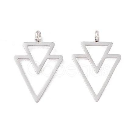 Non-Tarnish 304 Stainless Steel Pendants STAS-P308-01P-1