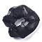 Girls Hair Accessories, Scrunchie/Scrunchy, Organza Elastic Hair Ties, Ponytail Holder, Black, 1.5~2mm, Inner Diameter: 45~55mm