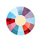 Preciosa&reg MAXIMA Crystal No Hotfix Flatback Stones, Czech Crystal, Dura Foiling, Round(438 11 615 Chaton Rose), 90075 200 Red Velvet AB, SS6(1.9~2.1mm)