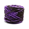 Soft Crocheting Polyester Yarn, Thick Knitting Yarn for Scarf, Bag, Cushion Making, Dark Orchid, 7mm