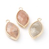 Natural Sunstone Pendants G-B009-01G-C-1