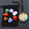 Natural Mixed Healing Stones Set for Meditation Reiki PW-WG52507-01-1