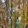 2Pcs Boho Macrame Wristlet Keychain Keying KEYC-SW00004-06-8