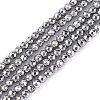 Non-Magnetic Synthetic Hematite Beads Strands G-G093-2mm-1