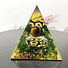 Resin Orgonite Pyramids  with  Ball PW-WG11318-01-2
