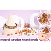 Natural Wood Beads WOOD-TA0001-01-LF-20