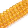 Synthetic Citrine Beads Strands G-S150-14-10mm-1