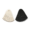 Eco-Friendly Sheepskin Leather Tassel Pendants FIND-T045-07A-M-2