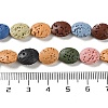 Natural Lava Rock Dyed Beads Strands G-H311-01-05-5