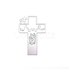 Religion Cross & Angel Carbon Steel Cutting Dies Stencils PW-WG17303-01-3
