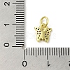 Real 18K Gold Plated Brass Pave Cubic Zirconia Pendants KK-M283-11J-02-3