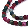Natural Crackle Agate Beads Strands G-S373-002G-6mm-3
