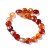 Natural Red Agate Beads Strands G-K357-B02-01-2