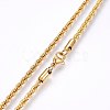 304 Stainless Steel Rope Chain Necklaces NJEW-F226-03G-07-2