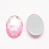 Acrylic Rhinestone Flat Back Cabochons GACR-Q011-13x18-06-2