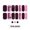 Glitter Nail Wraps Polish Decal Strips MRMJ-T078-ZA295-2