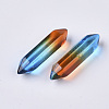 Two Tone Glass Double Terminated Point Beads GLAA-S167-12E-2