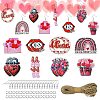 DIY Valentine's Day Pendant Decoration/Earring Making Kit DIY-FS0005-42-1