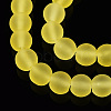 Transparent Glass Beads Strands GLAA-T032-T6mm-MD12-2