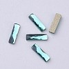 Flat Back K9 Glass Rhinestone Cabochons RGLA-F035-2.5x9mm-M-3