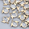 Faceted Glass Pendants GLAA-S191-001D-G-NR-1