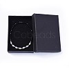 Electroplate Glass Beads Stretch Bracelets BJEW-JB04306-02-4