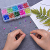 700Pcs 10 Colors Baking Painted Crackle Glass Bead CCG-CJ0001-01-6