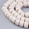 Opaque Solid Color Glass Beads Strands X-GLAA-A036-I04-3