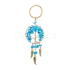 Woven Net/Web with Wing Pendant Keychain KEYC-JKC00481-04-1