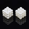 ABS Plastic Imitation Pearl Beads OACR-S020-37-2