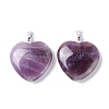 Natural Amethyst Pendants G-G956-B33-FF-2