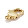 Brass Lobster Claw Clasps X-KK-M229-70G-3