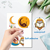 8 Sheets 8 Styles PVC Waterproof Wall Stickers DIY-WH0345-206-3