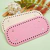 2Pcs 2 Colors PU Leather Knitting Crochet Bags Nail Bottom Shaper Pad DIY-SZ0001-84B-2