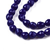 Opaque Solid Color Glass Beads Strands GLAA-N045-002-A01-3