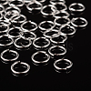 Silver Color Plated Brass Jump Rings X-JRC8MM-S-3