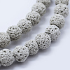 Natural Lava Rock Beads Strands X-G-P349-01-8mm-3