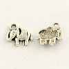 Tibetan Style Zinc Alloy Elephant Charms X-TIBEP-S287-11-1