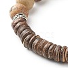 Natural Mixed Stone Round Beads Stretch Bracelets BJEW-JB06637-6