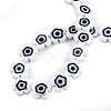 Handmade Evil Eye Lampwork Beads Strands LAMP-N029-018-26-6