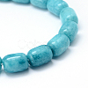 Dyed Barrel Natural White Jade Beads Strands G-F216-13x18mm-14C-3
