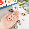   4 sets 4 colors Alloy Cord Lock Clasp FIND-PH0009-92-3