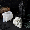 Halloween Theme DIY Candle Silicone Statue Molds DIY-WH0265-59-5