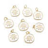 Brass Enamel Pendants KK-A155-07G-2