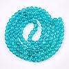 Crackle Glass Beads Strands CCG-Q001-4mm-06-2