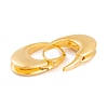 Oval Brass Hoop Earrings for Women EJEW-G391-09G-3