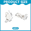 Unicraftale 304 Stainless Steel Clip-on Earring Findings STAS-UN0018-16P-3