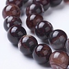 Natural Agate Beads Strands G-G754-05-6mm-3